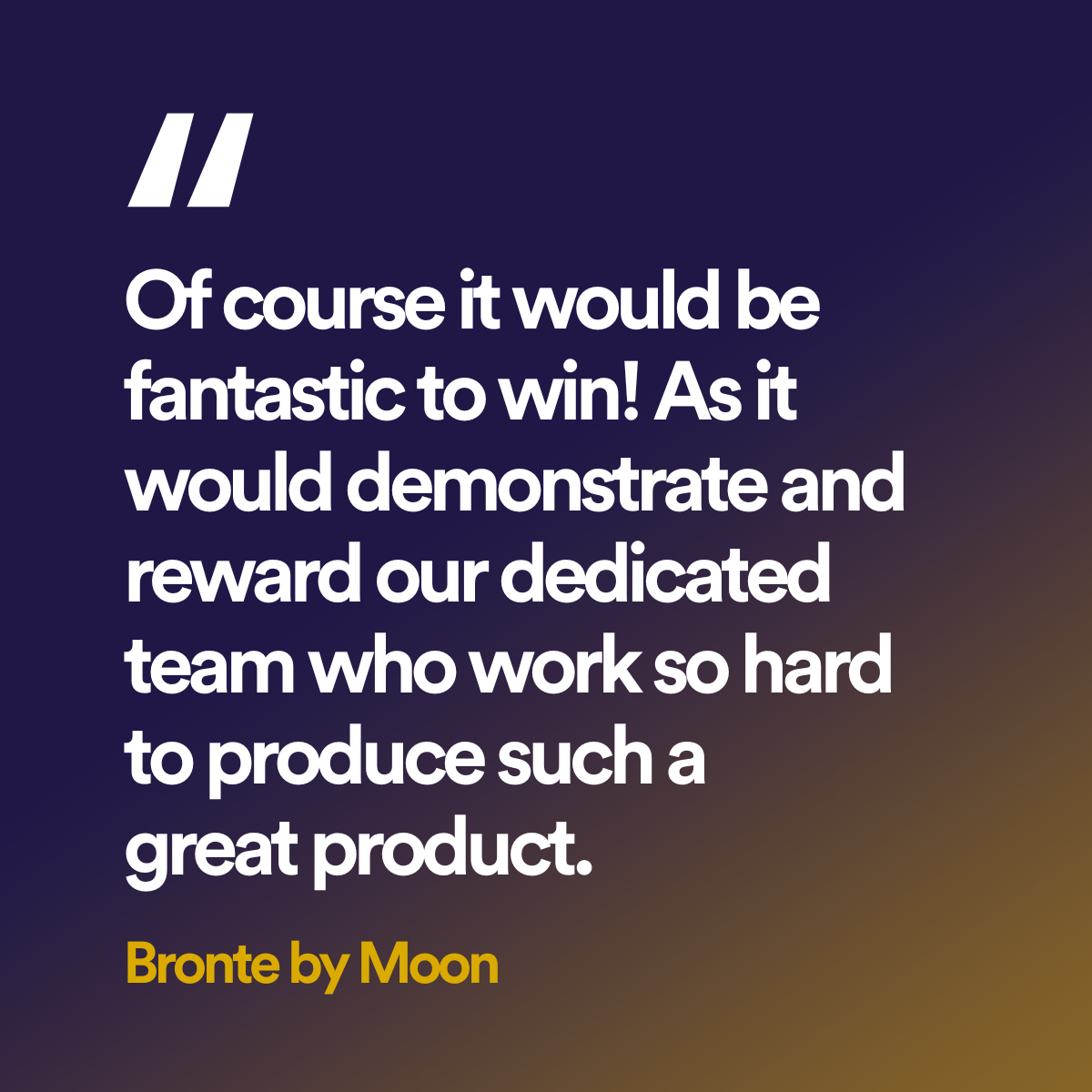bronte by moon finalist quote
