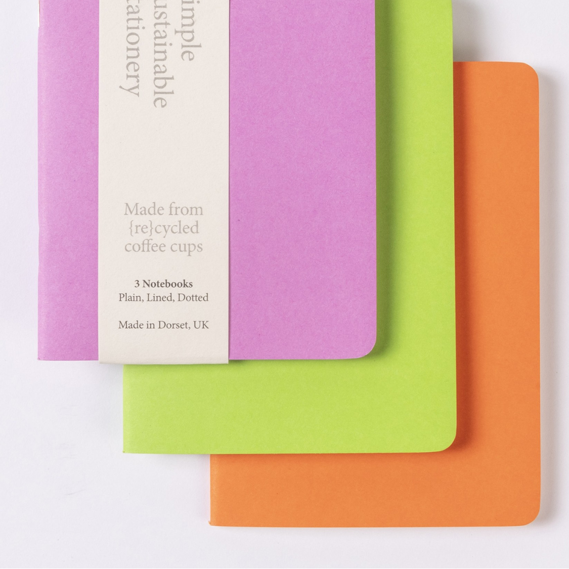 Coffeenotes stitched notebooks pack of 3