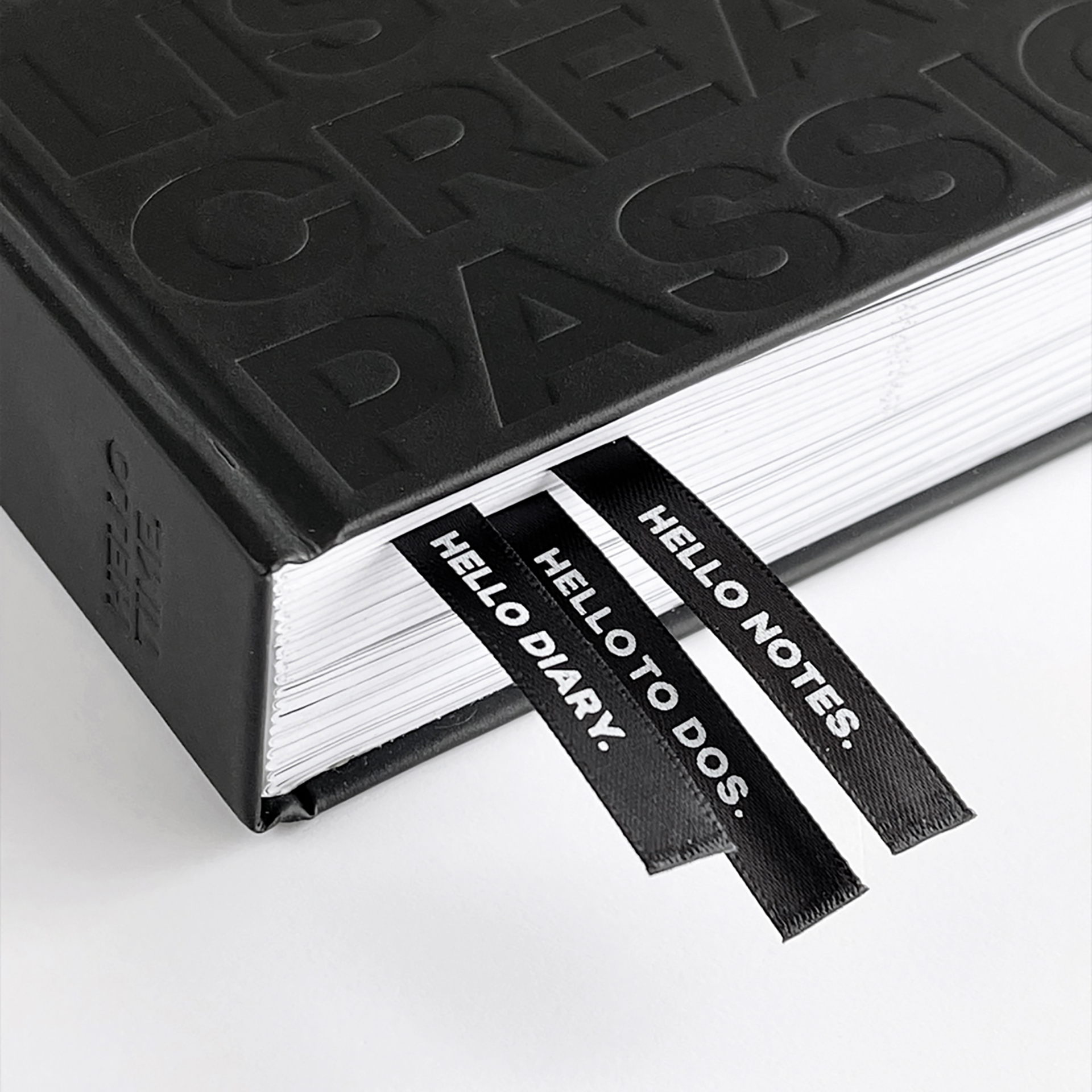HELLO TIME Daily Undated Planner & Notebook (Inkwell Vertical)