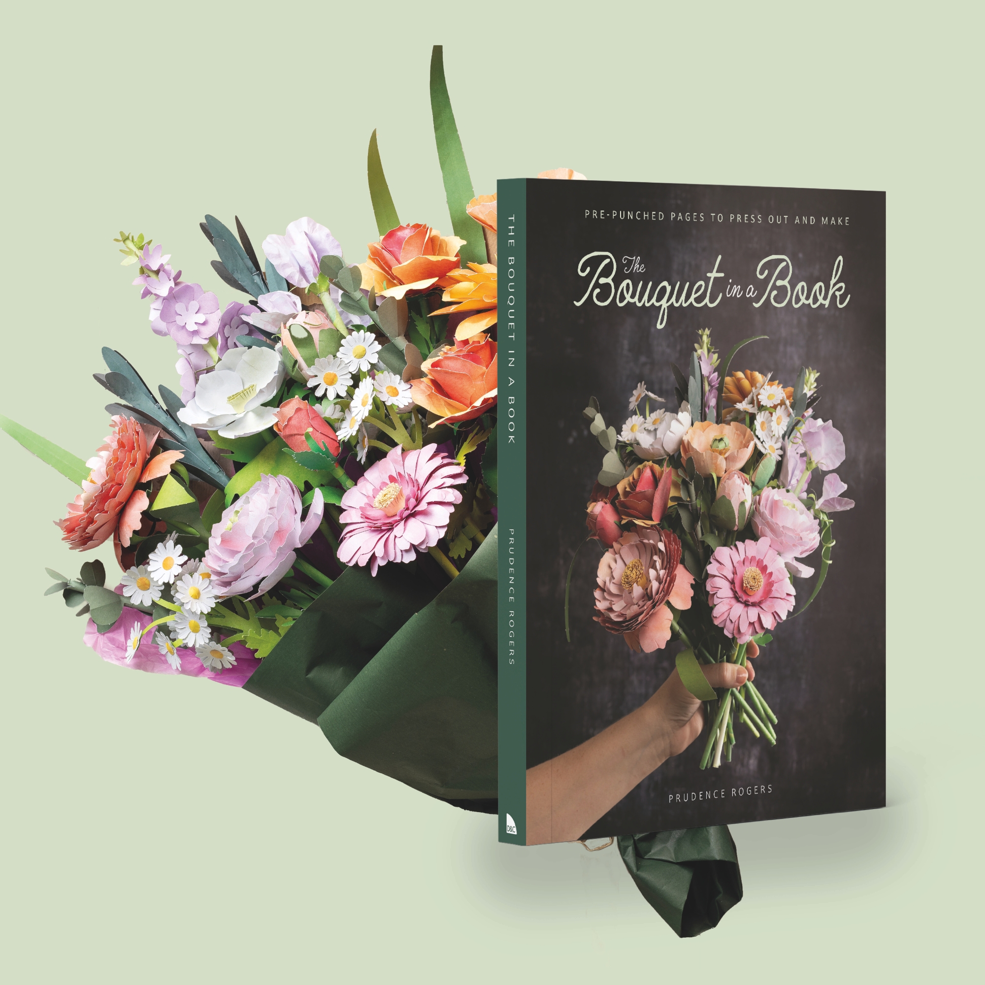 The Bouquet In A Book Pre punched Pages To Press Out And Make the-bouquet-in-a-book-pre-punched-pages-to-press-out-and-make