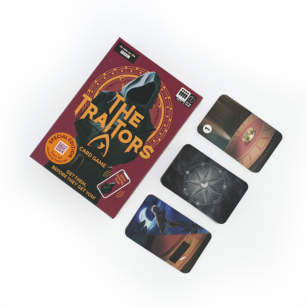 Gioco Di Carte Ufficiale The Traitors - Edizione Speciale, 4-8 Giocatori, Età 8+, Basato Sulla Serie TV BBC