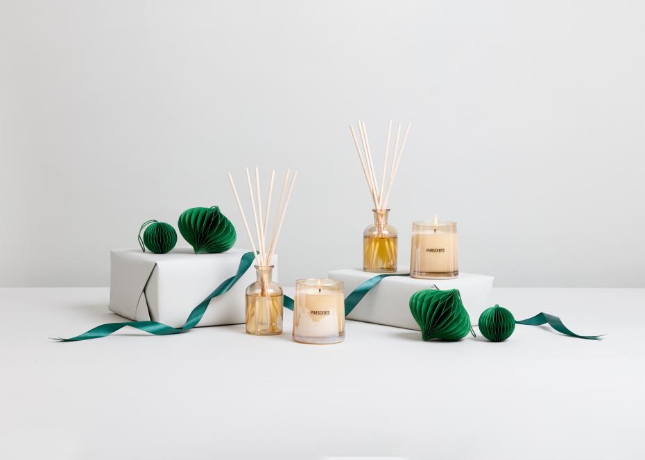 Purscents Candles and Reed Diffusers Christmas theme