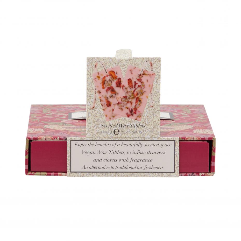Customer friendly product display showcases scented wax tablets