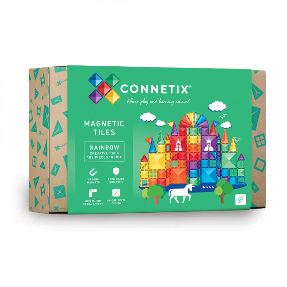 CONNETIX 102 Piece Rainbow Creative Pack
