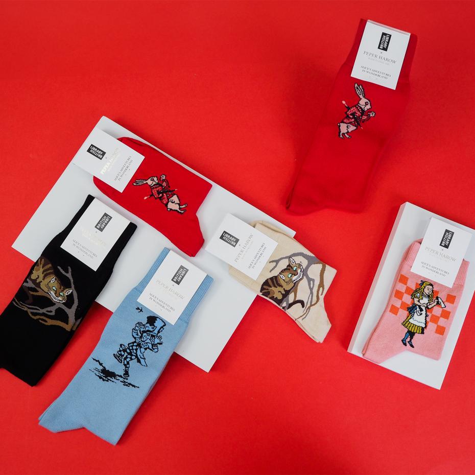 Alice's Adventures In Wonderland Socks