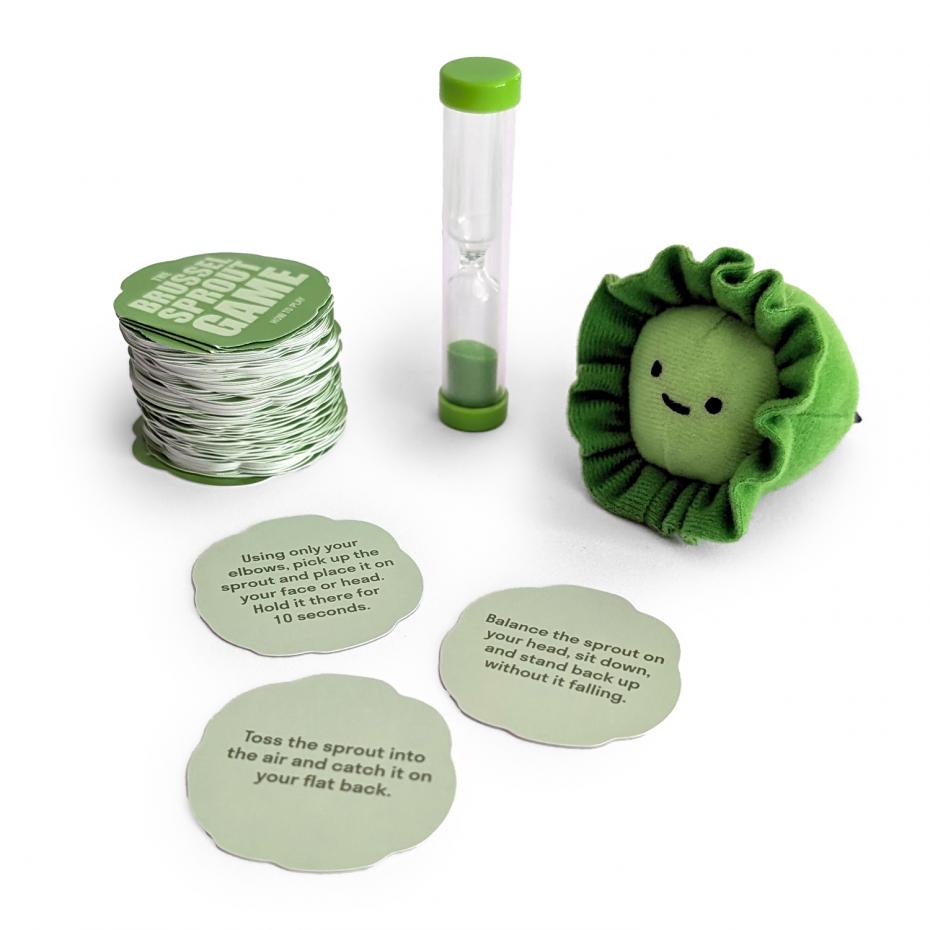 The Sprout Game - cards, timer and plush
