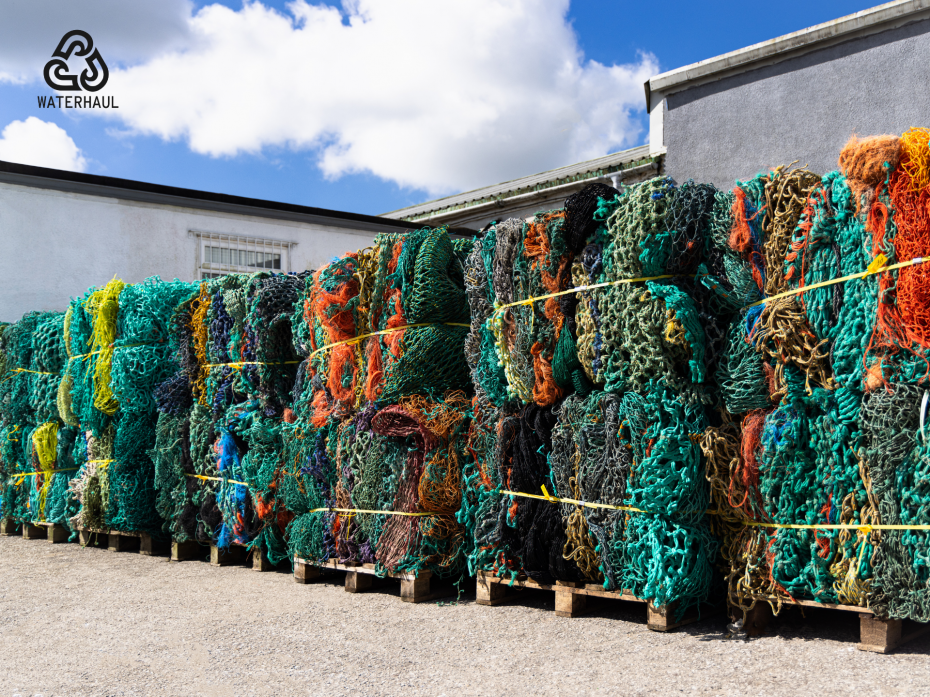 Collected fishing gear from UK beaches