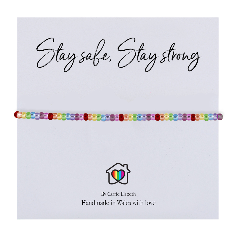 Stay Safe, Stay Strong Sparkle Bracelet