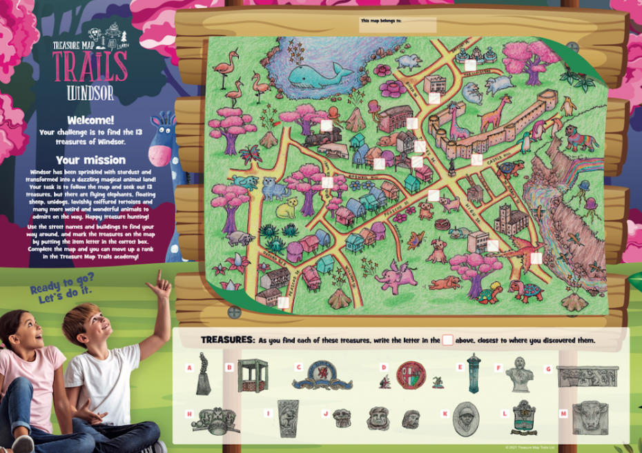 Windsor map close up