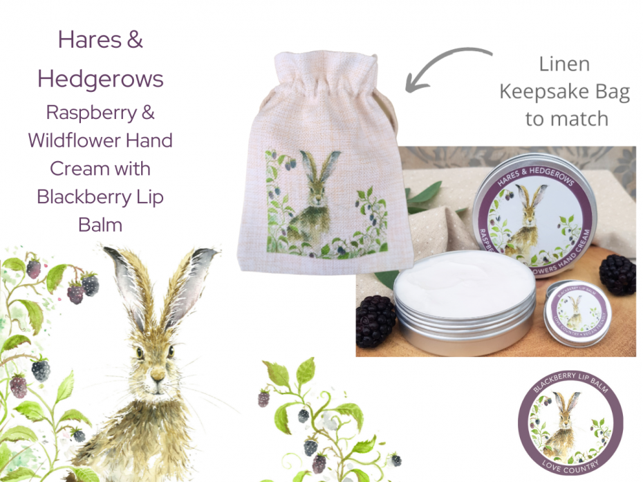 Hares & Hedgerows Beauty Gift Bag