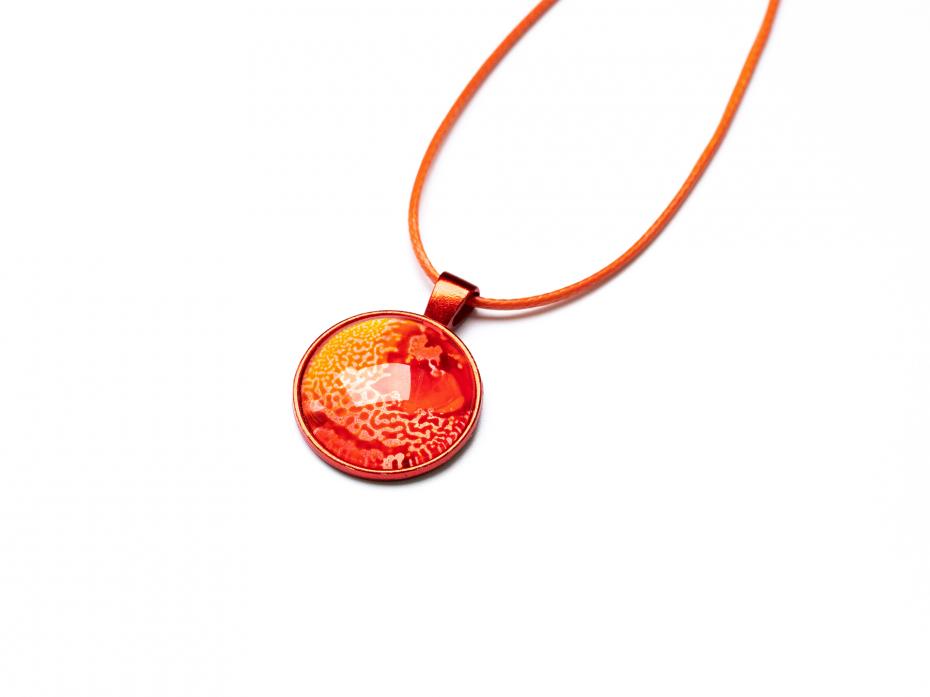 Orange with Orange Wax Cord