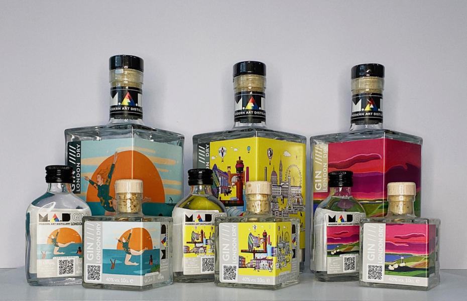 'Sea, City & Land' - series 2 trio - 70cl, 10cl & 5cl bottles