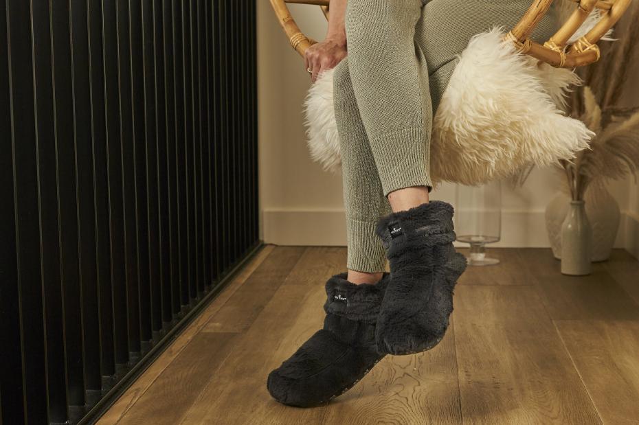 Warmies® Luxury Boots Charcoal Boots