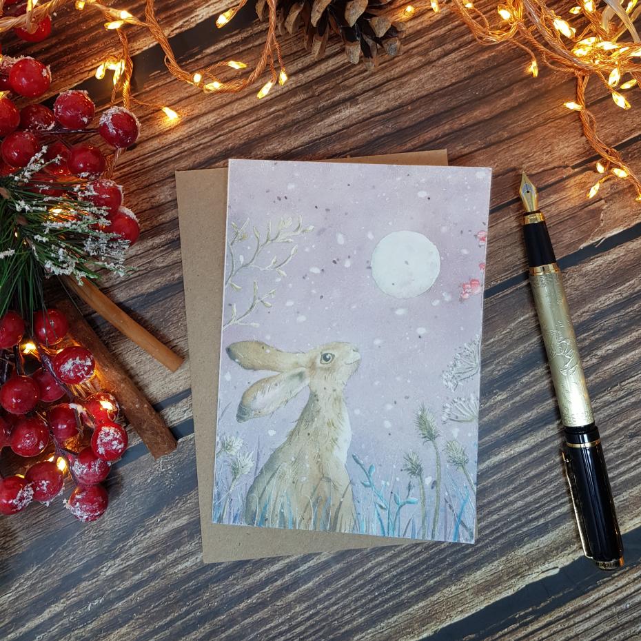 Berries & Snowflakes Plantable Card