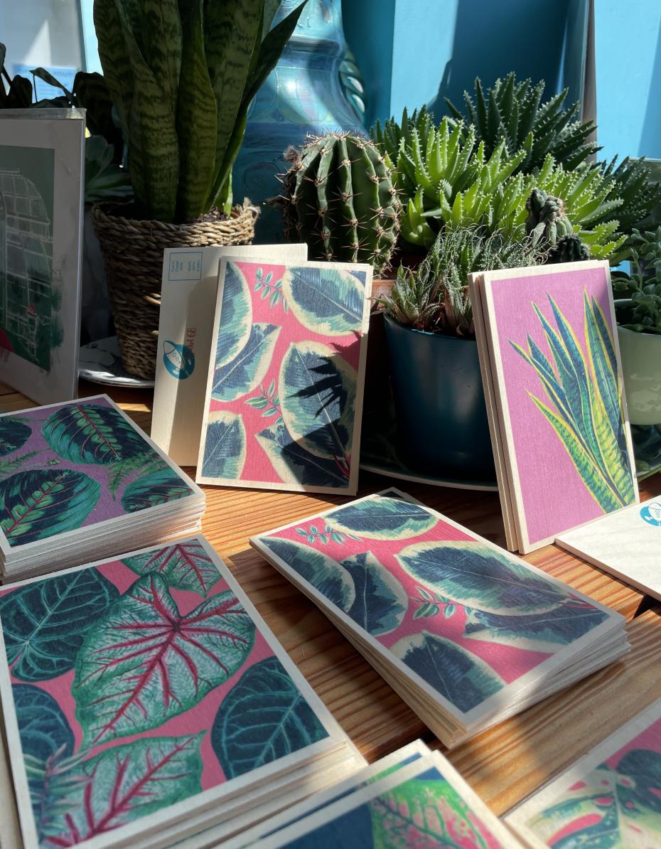 Passion4Plants Wooden Postcards