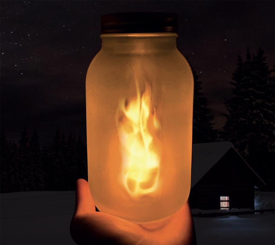 Fire Catcher Lamp