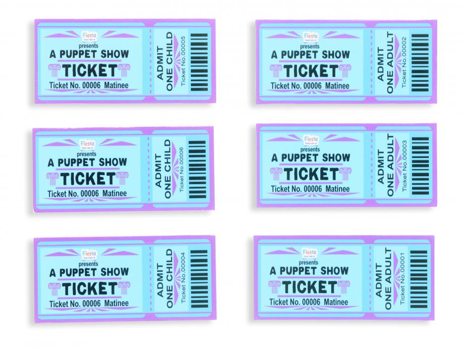 6 thick card tickets included