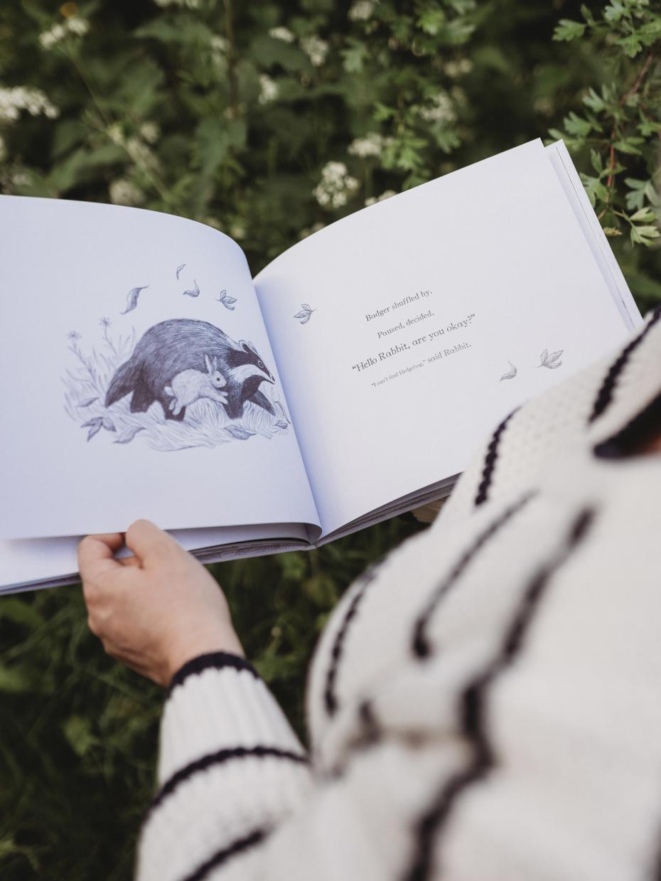 About Hedgehog child bereavement book