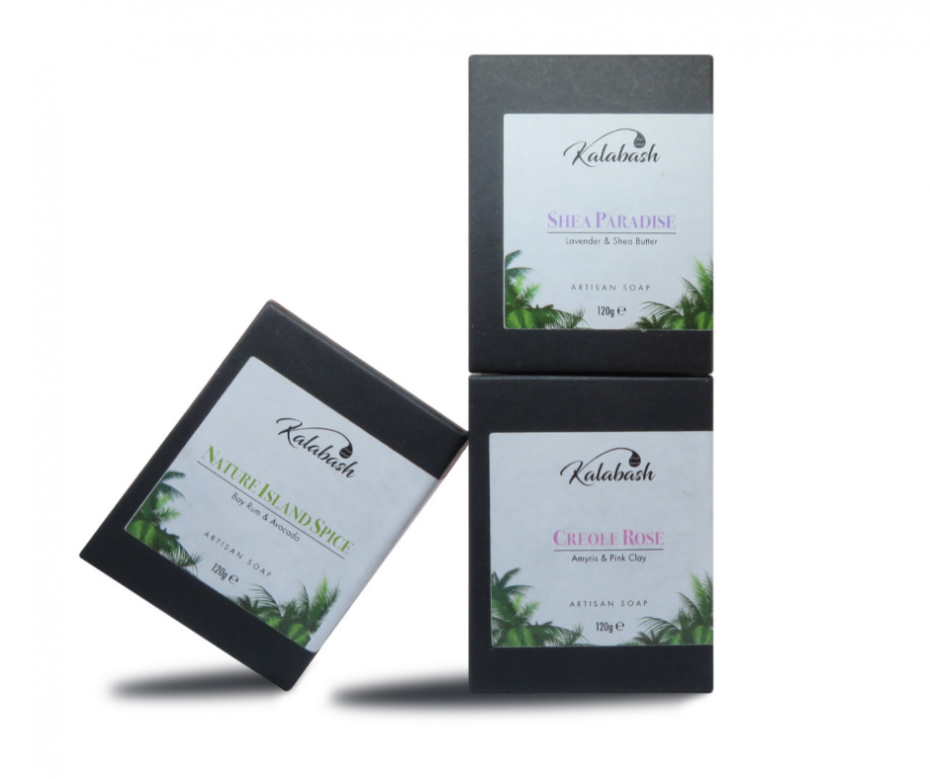 Kalabash® handmade soap trio boxed