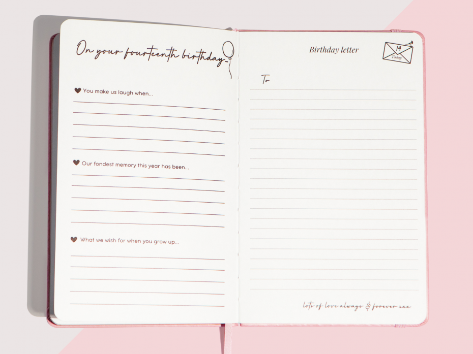 Birthday interview books - content preview