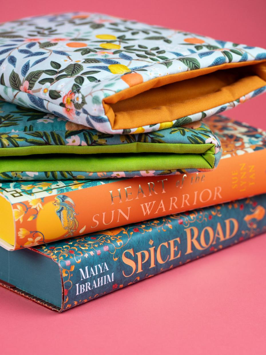 A short stack showcasing how our sleeves can match + compliment your book