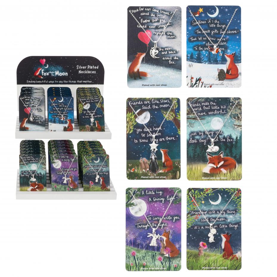 Fox Under the Moon Necklace - CDU