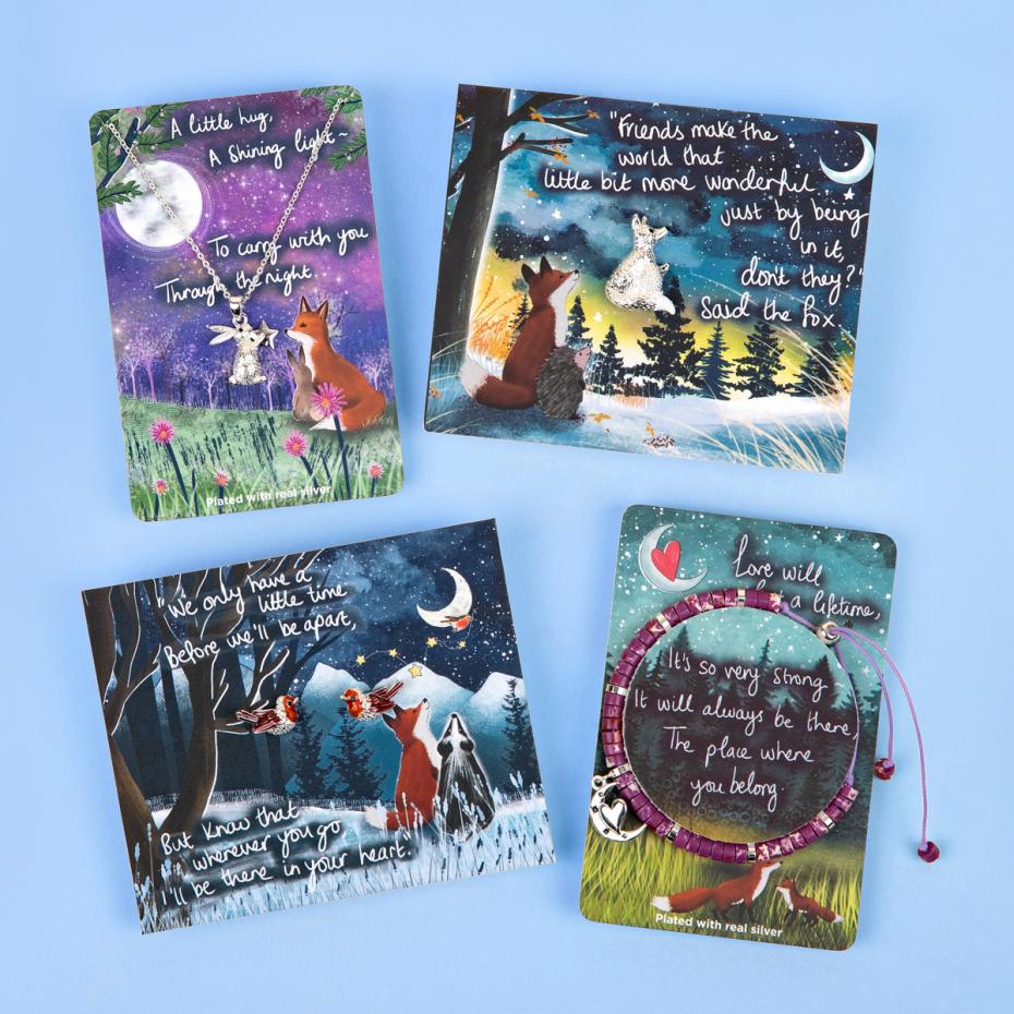 Fox Under the Moon - Sentiment Jewellery