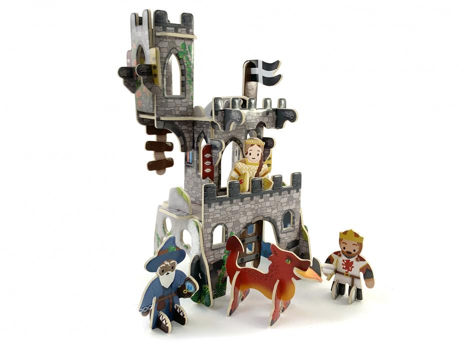 built set, back view