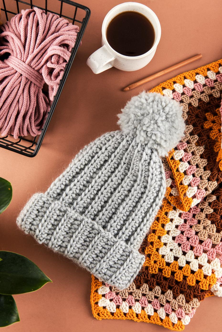 Bobby Bobble Hat Kit by Stitching Me Softly