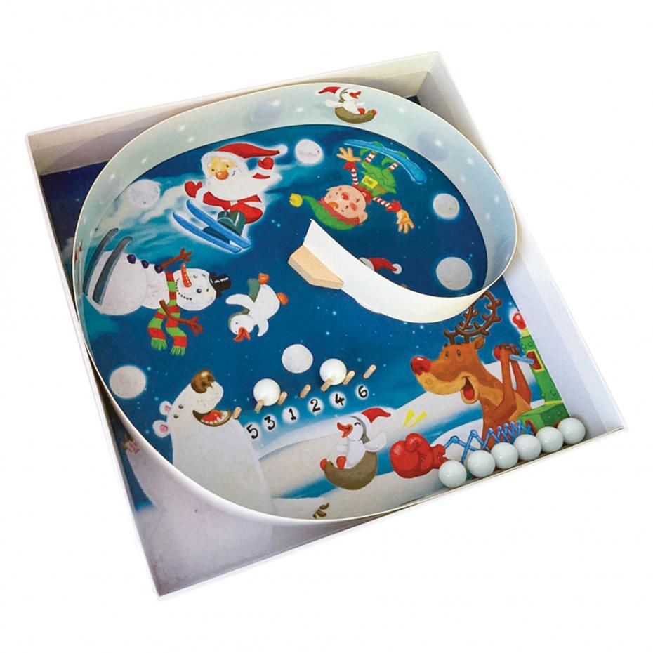 Santa's Snowball Ski-Jump Game