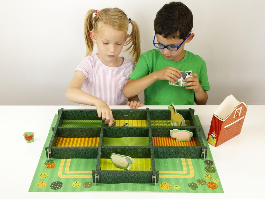 Use it as an educational reward chart, a fun farmyard activity playset, or use the dice provided to play fun and educational farmyard games.