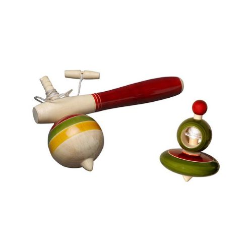 Set of String Spinning Tops