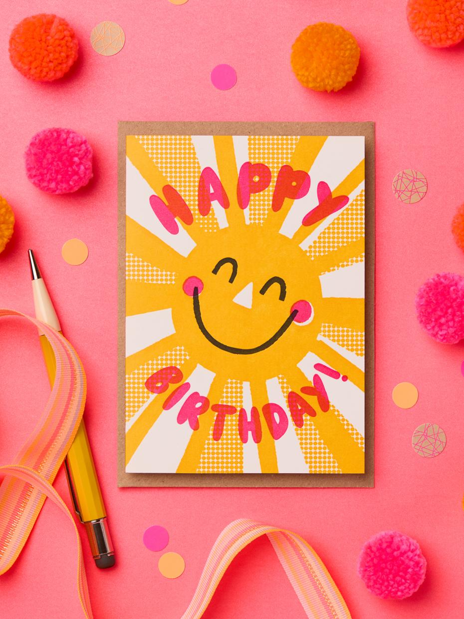 Our best-selling Sunshine card