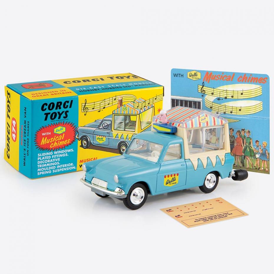 Corgi Toys Musical Ford Thames Wall's Ice Cream Van