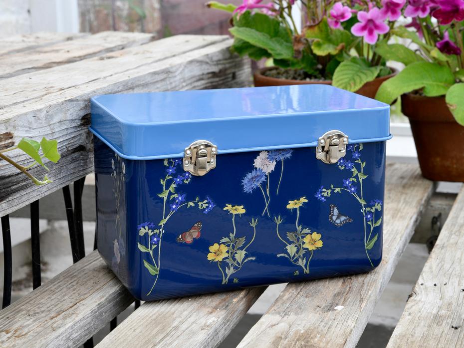 Burgon & Ball RHS Gifts for Gardeners British Meadow seed storage tin