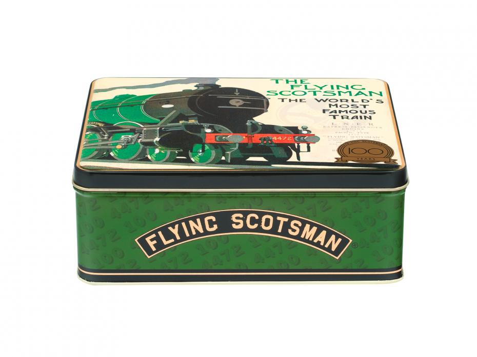 Flying Scotsman Centenary Tin with Biscuits