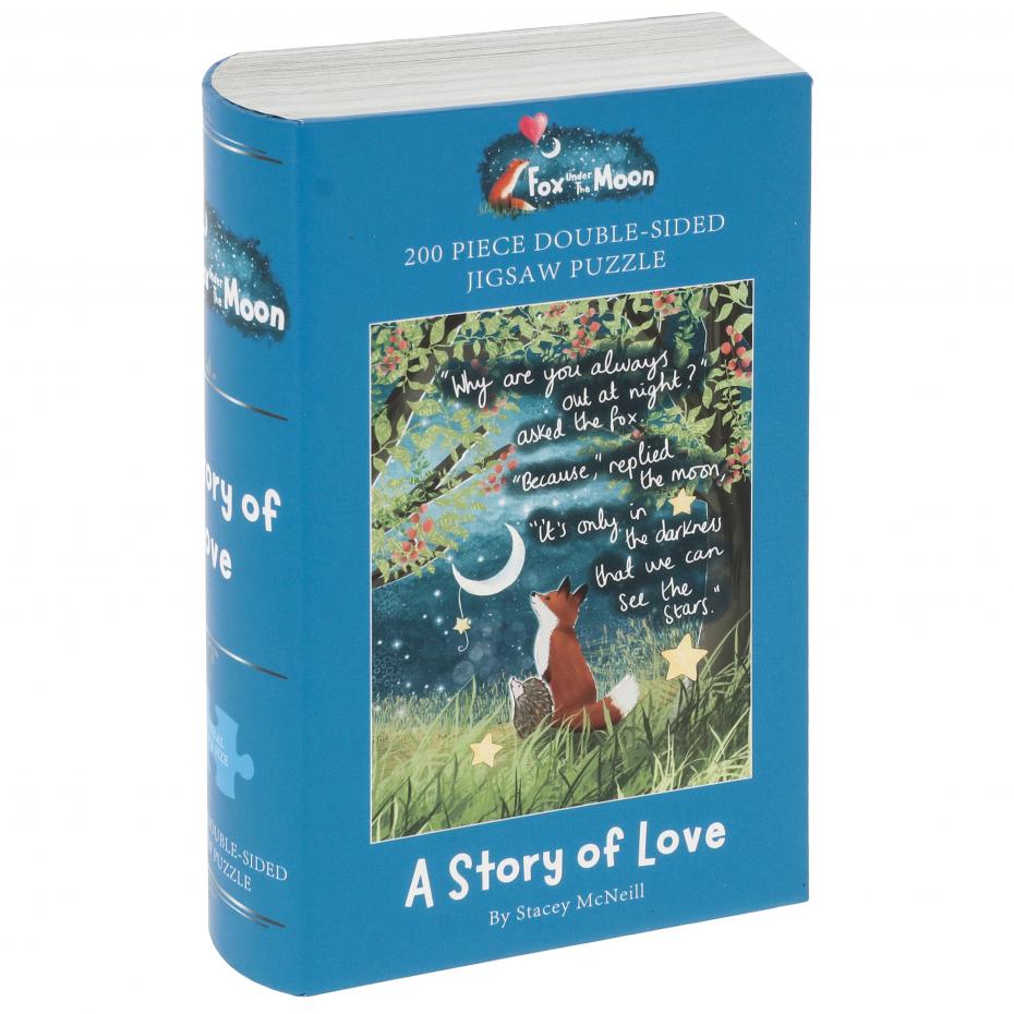 Fox Under the Moon Jigsaw - A Story of Love