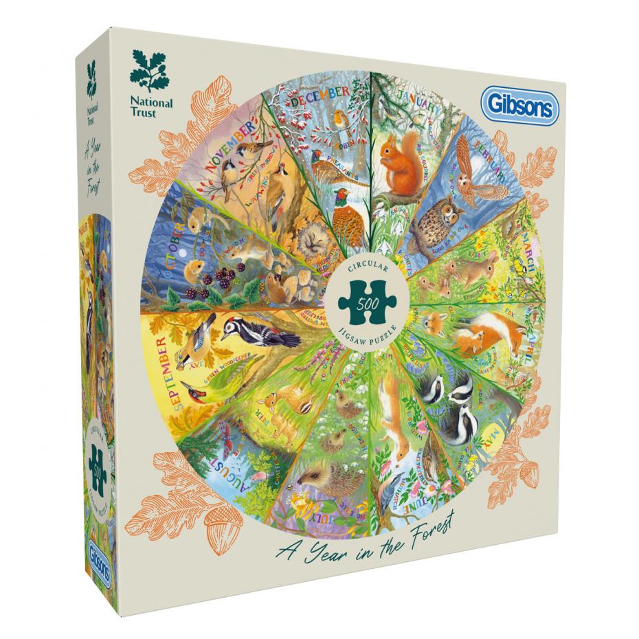 G3710	The Art File: Nature's Seasons (500 circ)