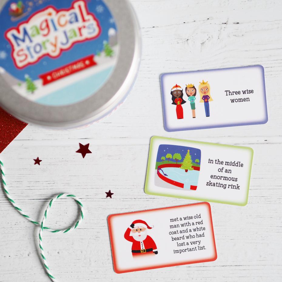 One of many story combinations from the Christmas Magical Story Jar