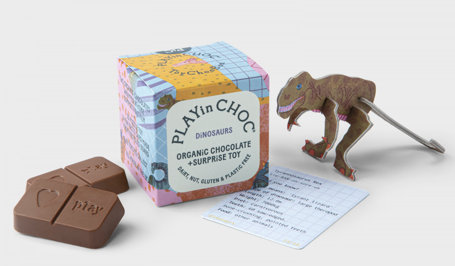 Dinosaur T-Rex ToyChoc box