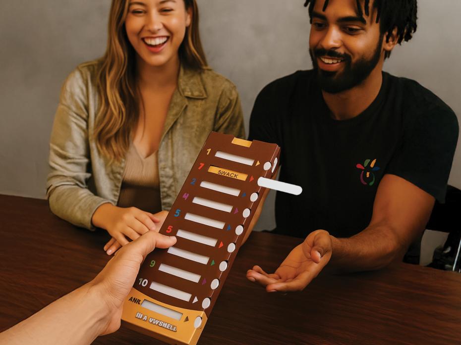 2. Pass the box - teams take turns revealing words