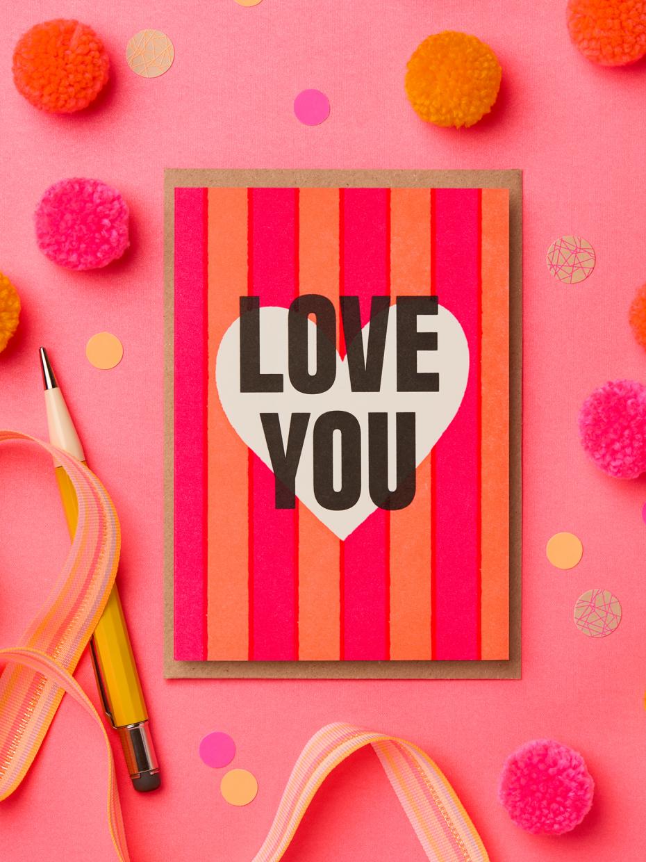 Neon pink and coral really pops!