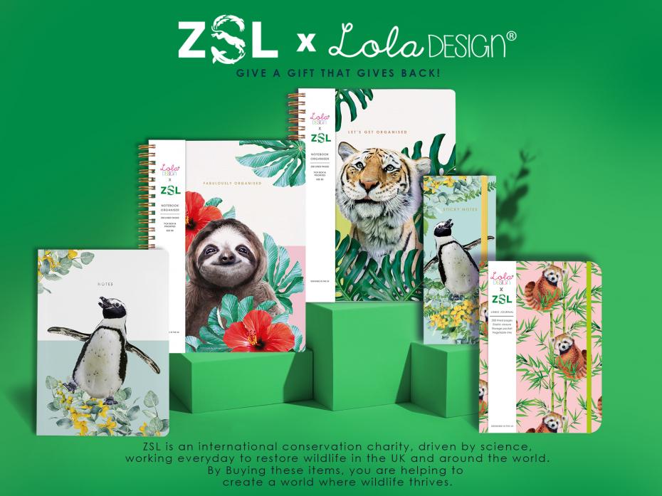 ZSL X Lola Design Stationery Collection