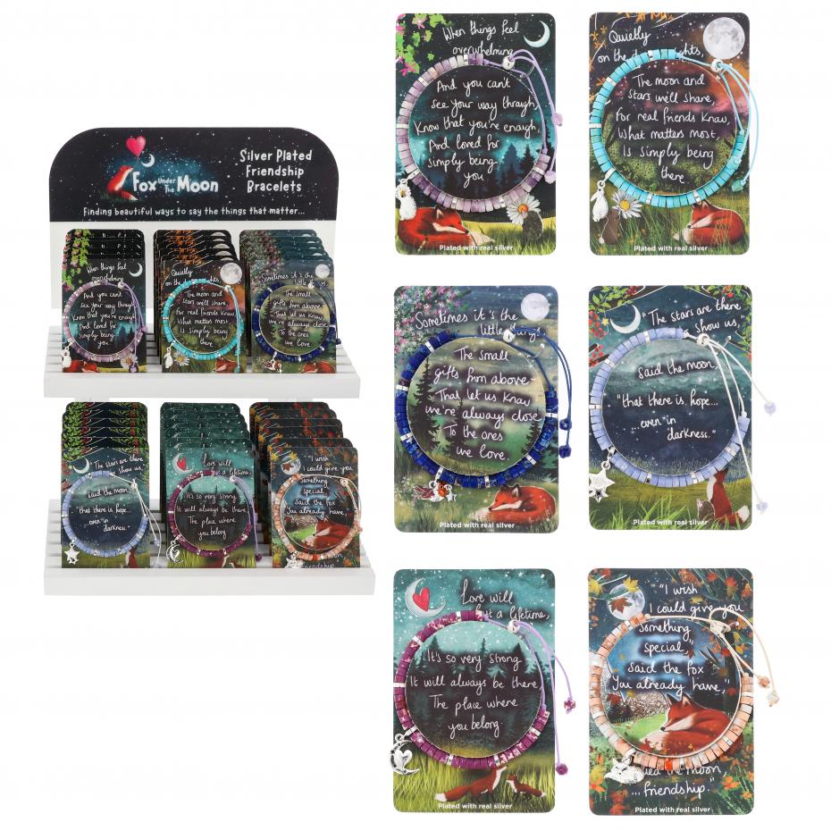 Fox Under the Moon Friendship Bracelets - CDU