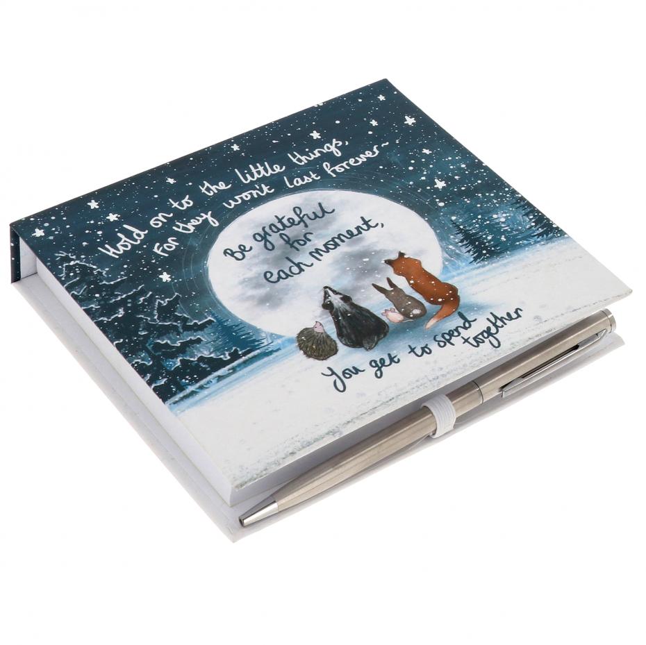 Fox Under the Moon Memo Block - Each Moment