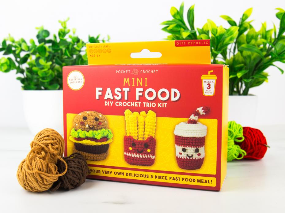 Pocket Crochet Kits - Fast Food 1