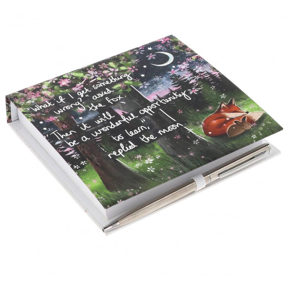 Fox Under the Moon Memo Block - What If