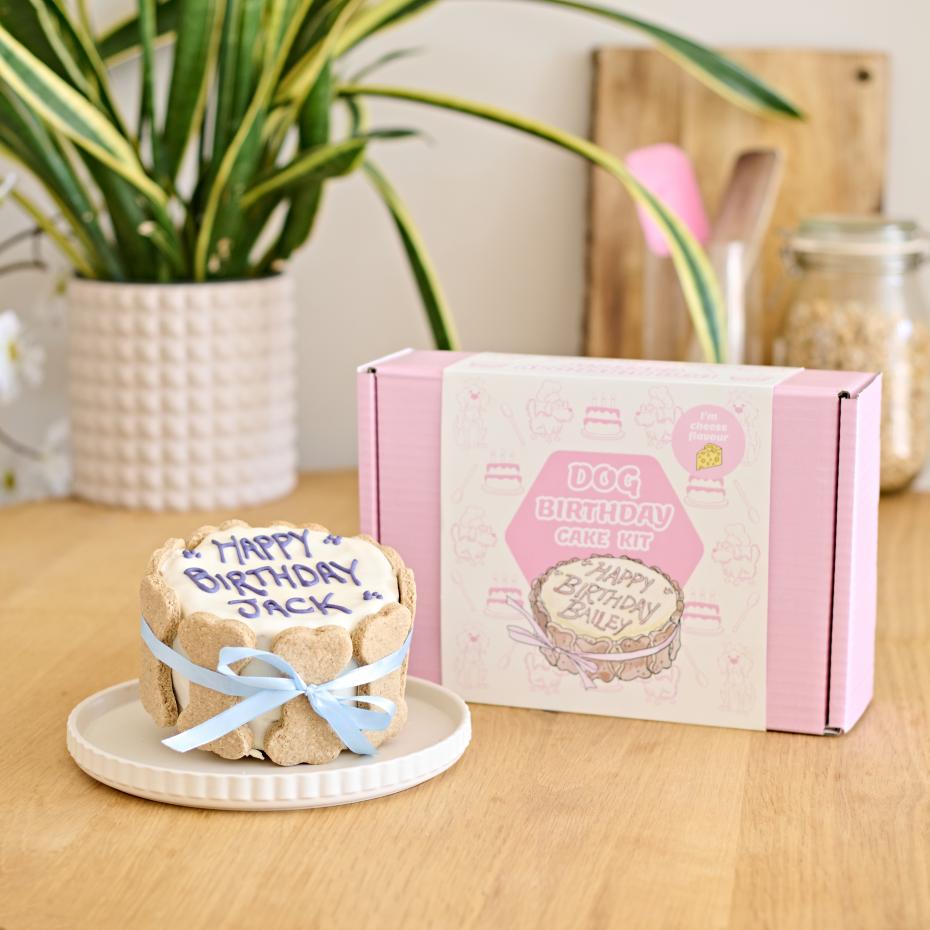 Dog birthday cake kit