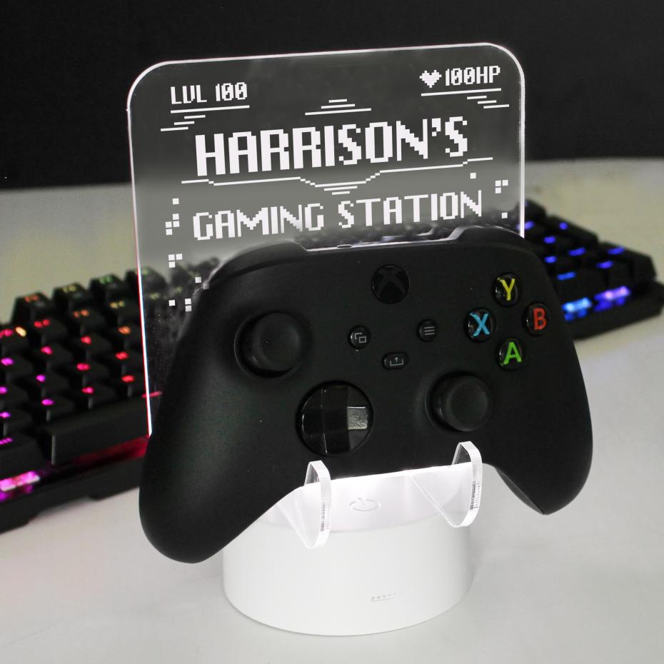Personalised LED Gaming Controller Stand
