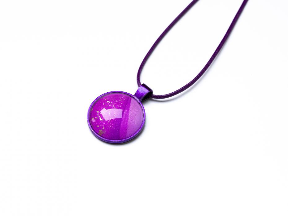 Purple with Purple Wax Cord